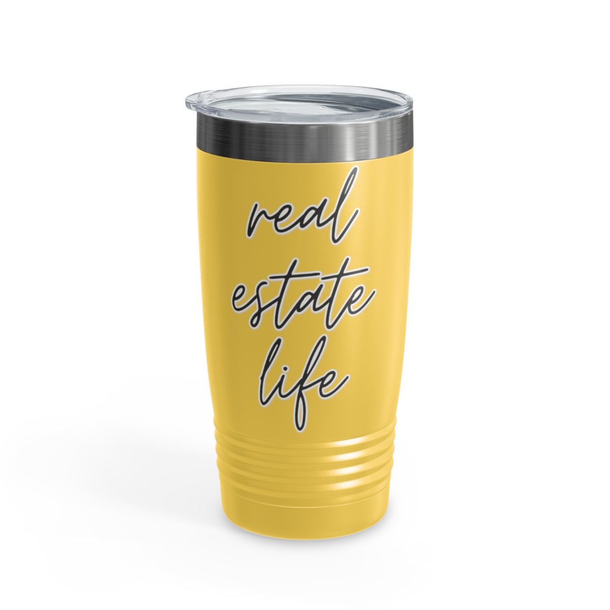Real Estate Life Elegant Ringneck Tumbler - Mug | ShirtyAgents