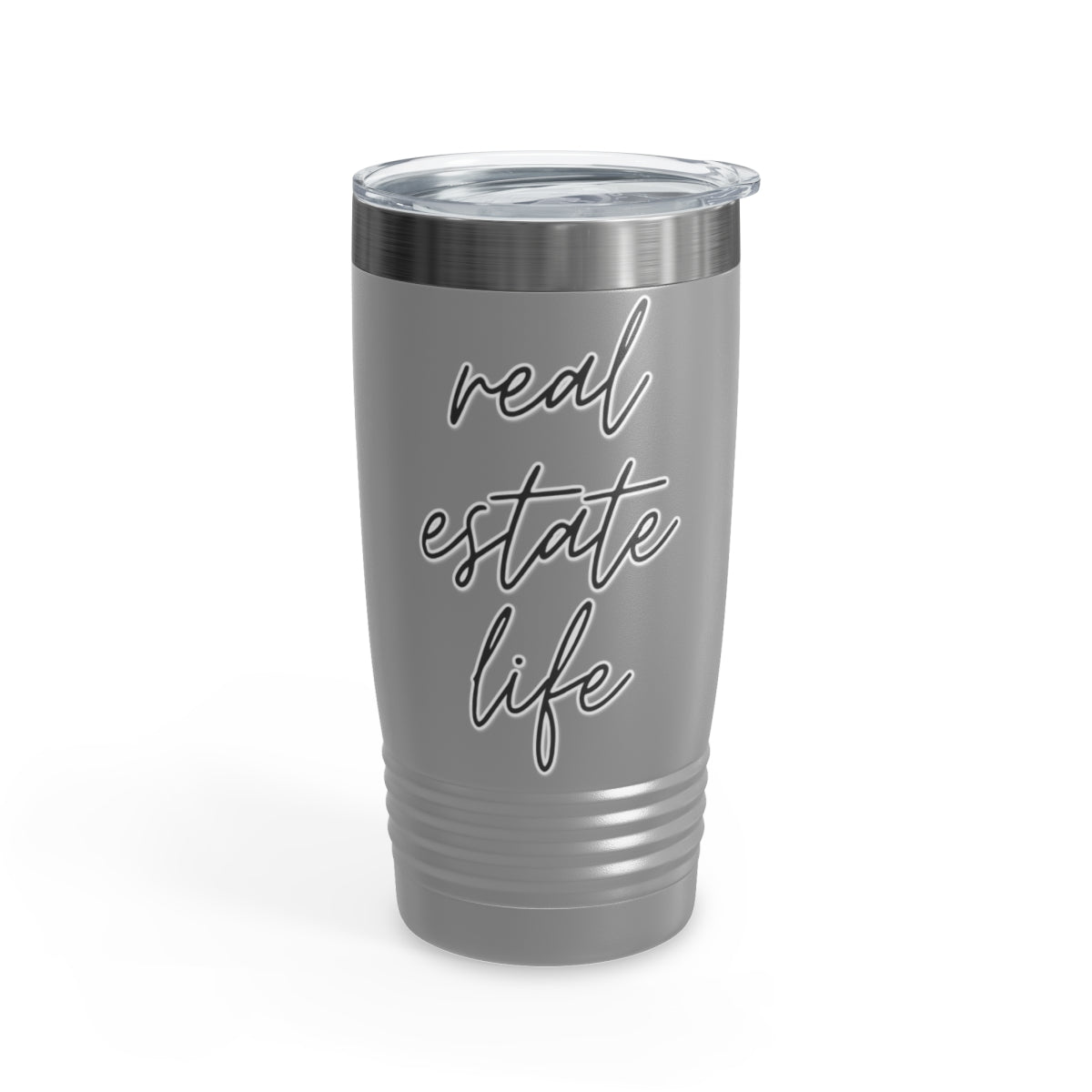 Real Estate Life Elegant Ringneck Tumbler - Mug | ShirtyAgents
