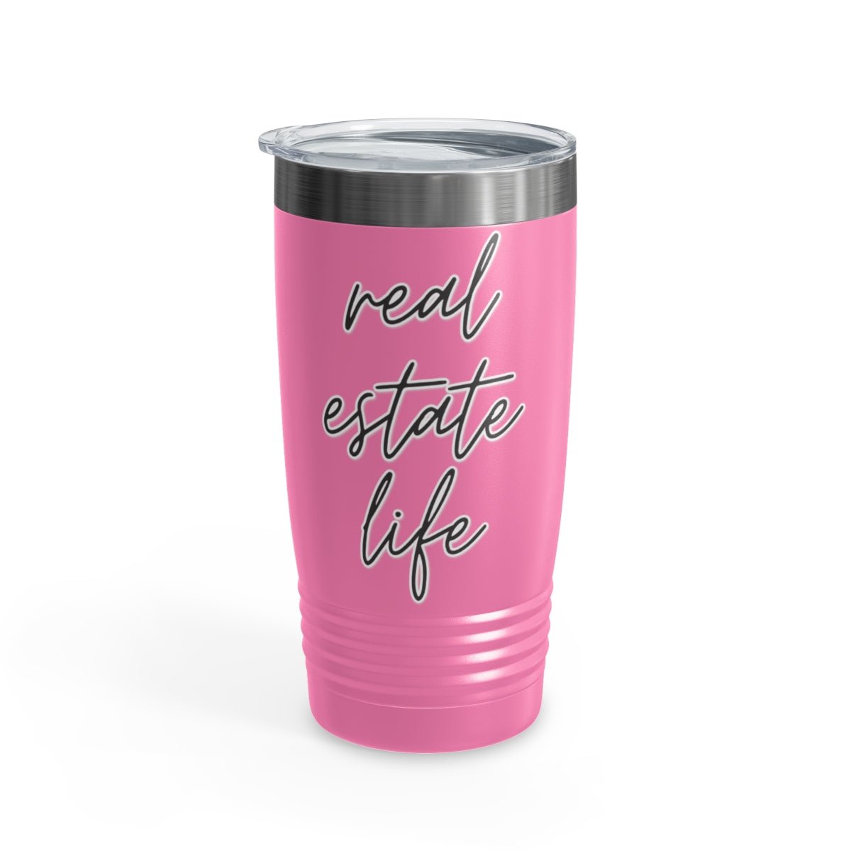 Real Estate Life Elegant Ringneck Tumbler - Mug | ShirtyAgents