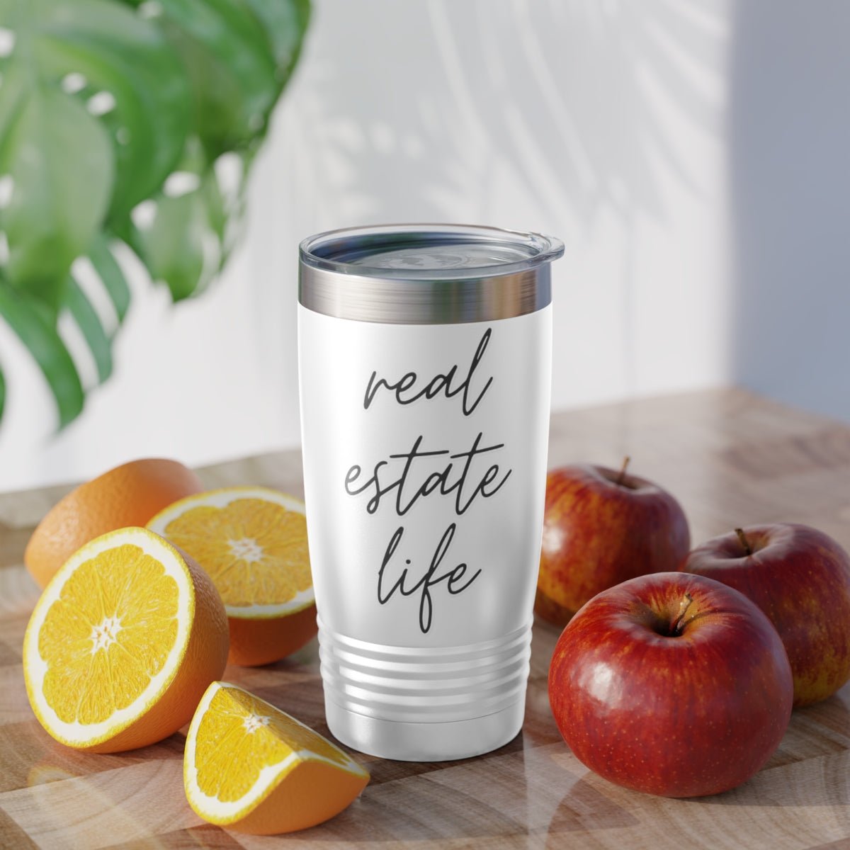 Real Estate Life Elegant Ringneck Tumbler - Mug | ShirtyAgents