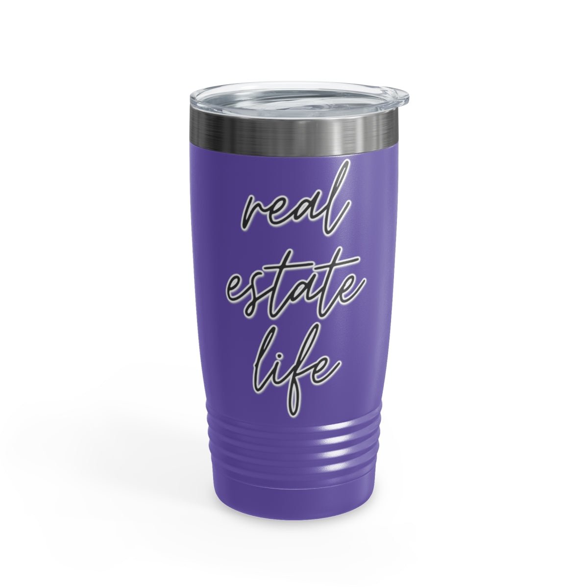 Real Estate Life Elegant Ringneck Tumbler - Mug | ShirtyAgents