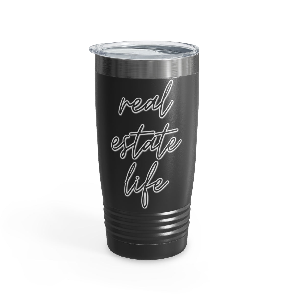 Real Estate Life Elegant Ringneck Tumbler - Mug | ShirtyAgents