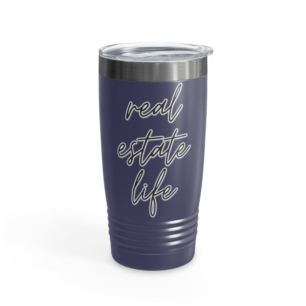 Real Estate Life Elegant Ringneck Tumbler - Mug | ShirtyAgents