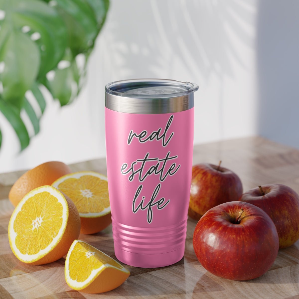 Real Estate Life Elegant Ringneck Tumbler - Mug | ShirtyAgents