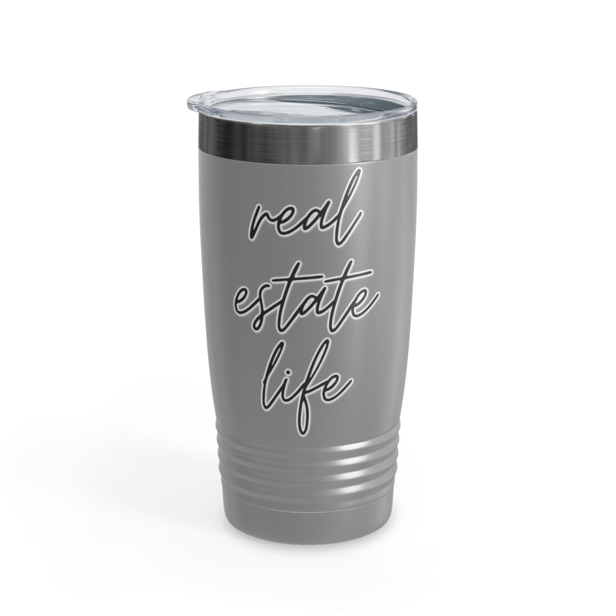Real Estate Life Elegant Ringneck Tumbler - Mug | ShirtyAgents