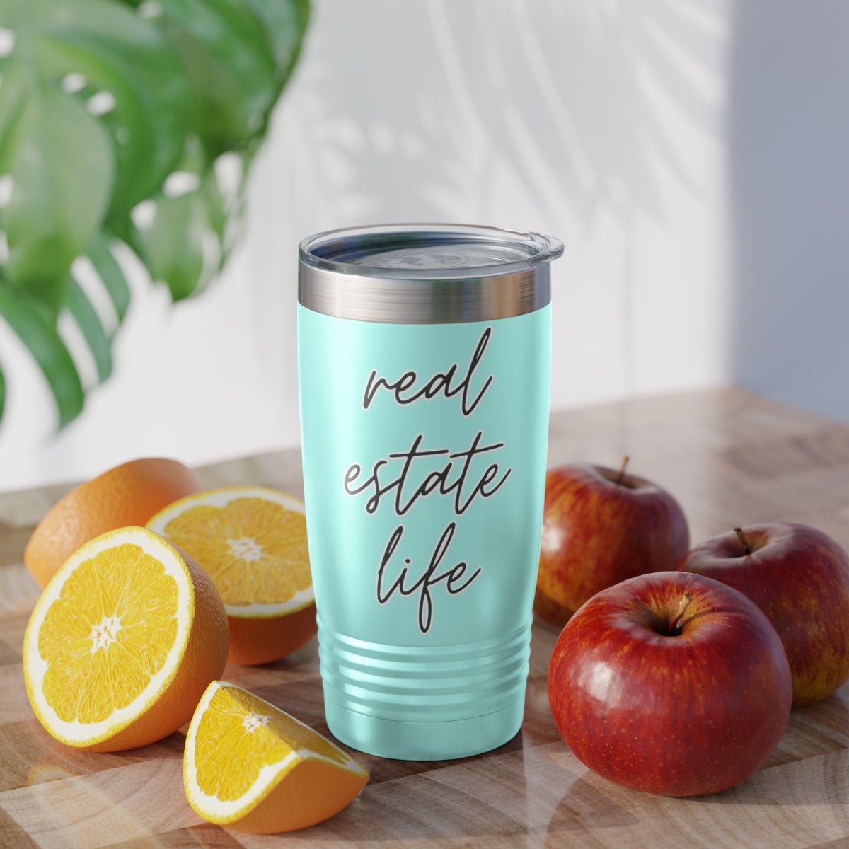 Real Estate Life Elegant Ringneck Tumbler - Mug | ShirtyAgents