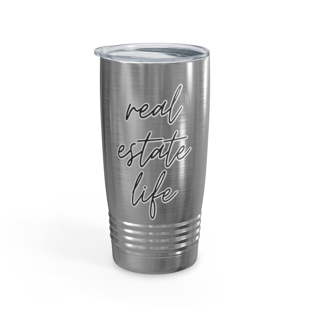 Real Estate Life Elegant Ringneck Tumbler - Mug | ShirtyAgents