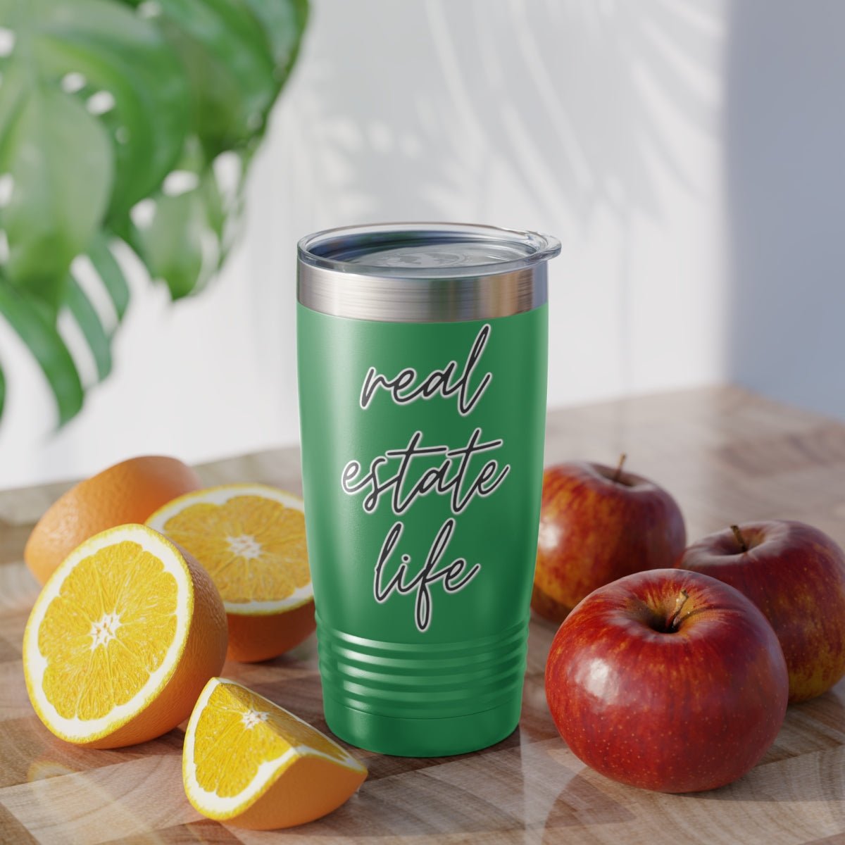 Real Estate Life Elegant Ringneck Tumbler - Mug | ShirtyAgents
