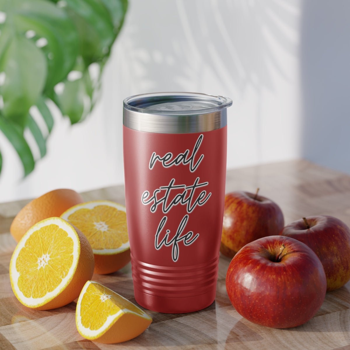 Real Estate Life Elegant Ringneck Tumbler - Mug | ShirtyAgents