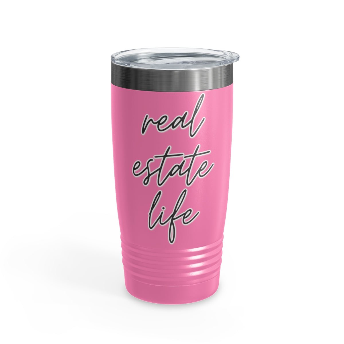 Real Estate Life Elegant Ringneck Tumbler - Mug | ShirtyAgents