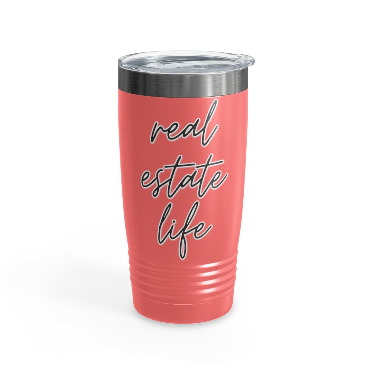 Real Estate Life Elegant Ringneck Tumbler - Mug | ShirtyAgents