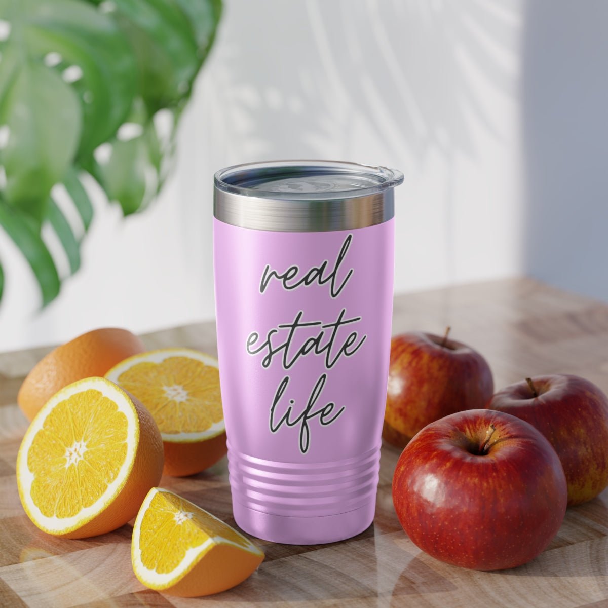 Real Estate Life Elegant Ringneck Tumbler - Mug | ShirtyAgents