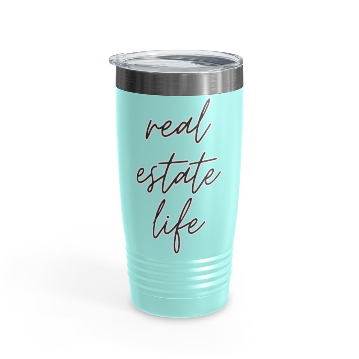 Real Estate Life Elegant Ringneck Tumbler - Mug | ShirtyAgents