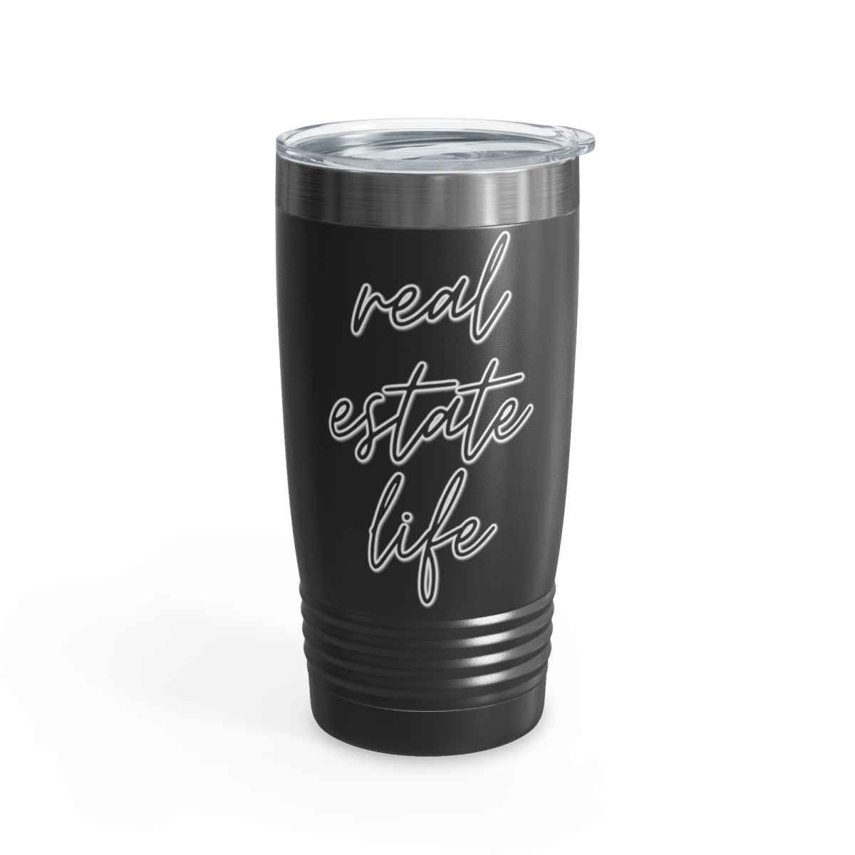 Real Estate Life Elegant Ringneck Tumbler - Mug | ShirtyAgents