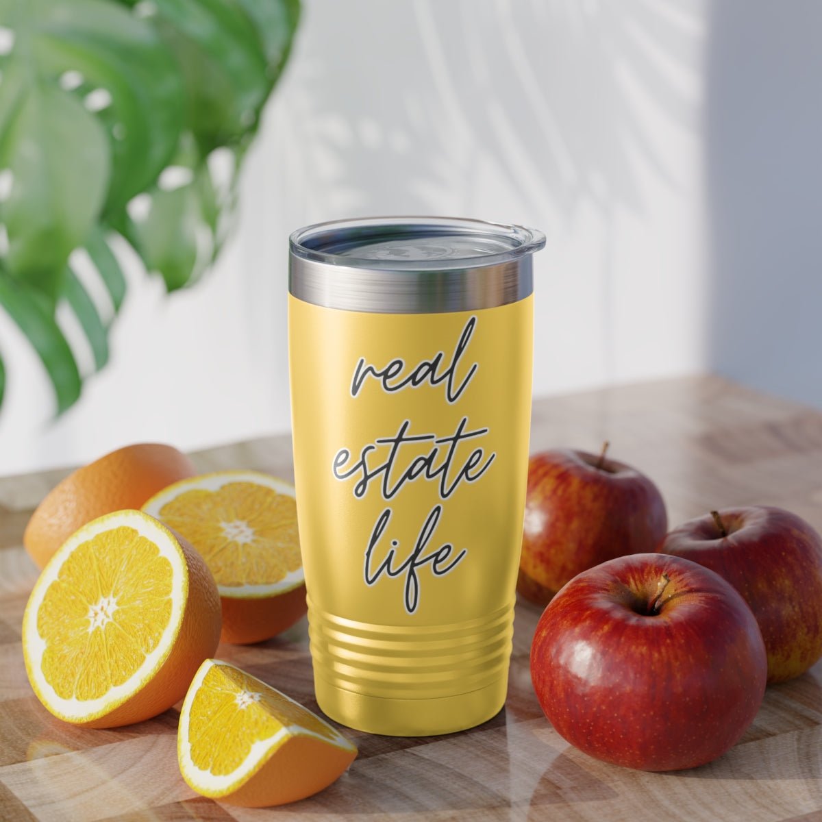 Real Estate Life Elegant Ringneck Tumbler - Mug | ShirtyAgents