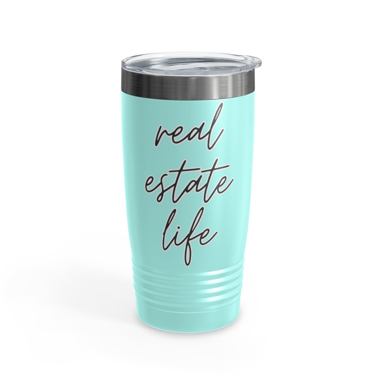 Real Estate Life Elegant Ringneck Tumbler - Mug | ShirtyAgents