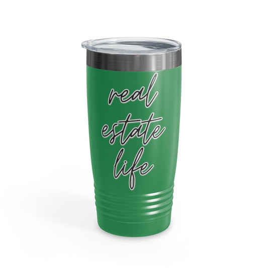 Real Estate Life Elegant Ringneck Tumbler - Mug | ShirtyAgents