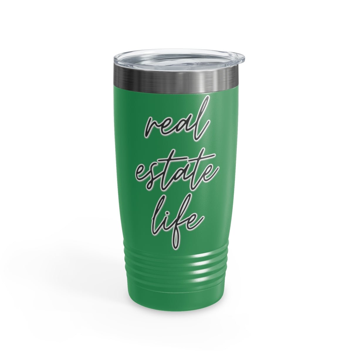 Real Estate Life Elegant Ringneck Tumbler - Mug | ShirtyAgents