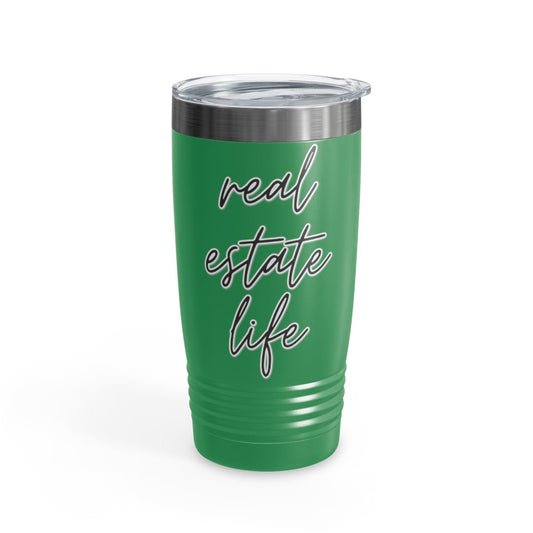 Real Estate Life Elegant Ringneck Tumbler - Mug | ShirtyAgents