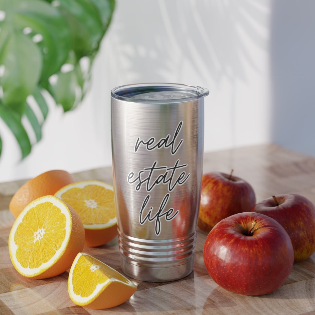 Real Estate Life Elegant Ringneck Tumbler - Mug | ShirtyAgents