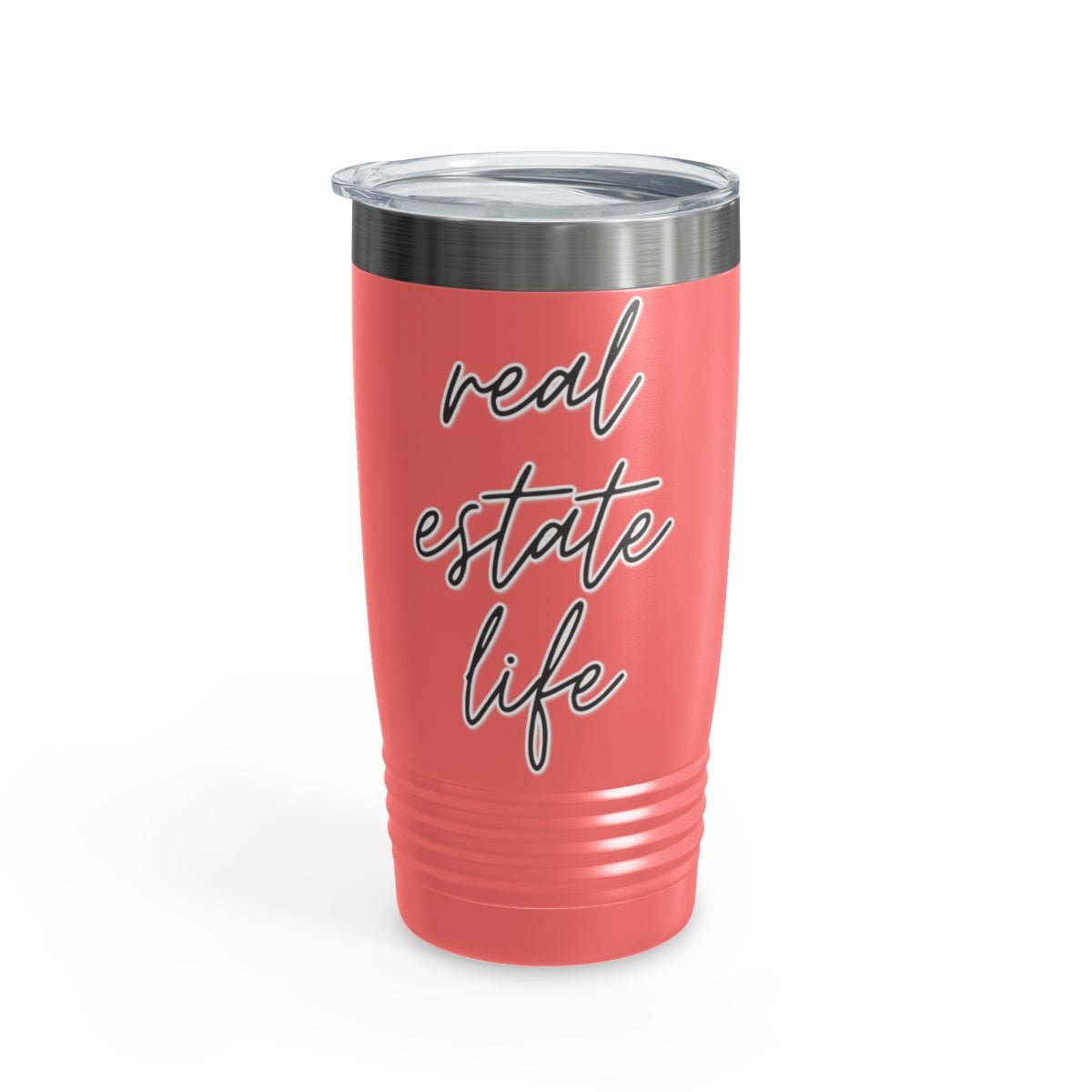 Real Estate Life Elegant Ringneck Tumbler - Mug | ShirtyAgents