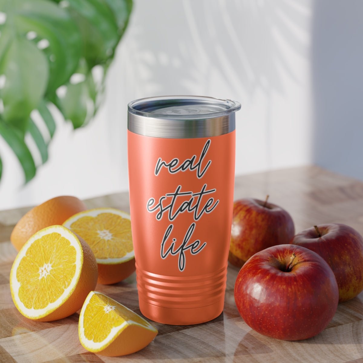 Real Estate Life Elegant Ringneck Tumbler - Mug | ShirtyAgents