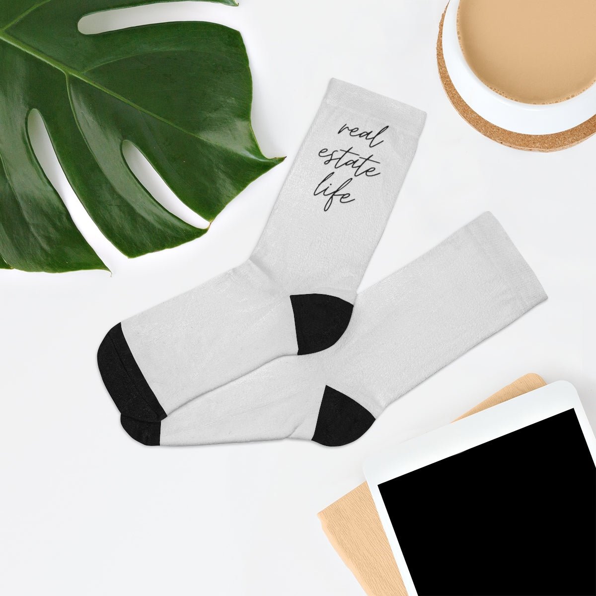Real Estate Life Elegant Socks - All Over Prints | ShirtyAgents