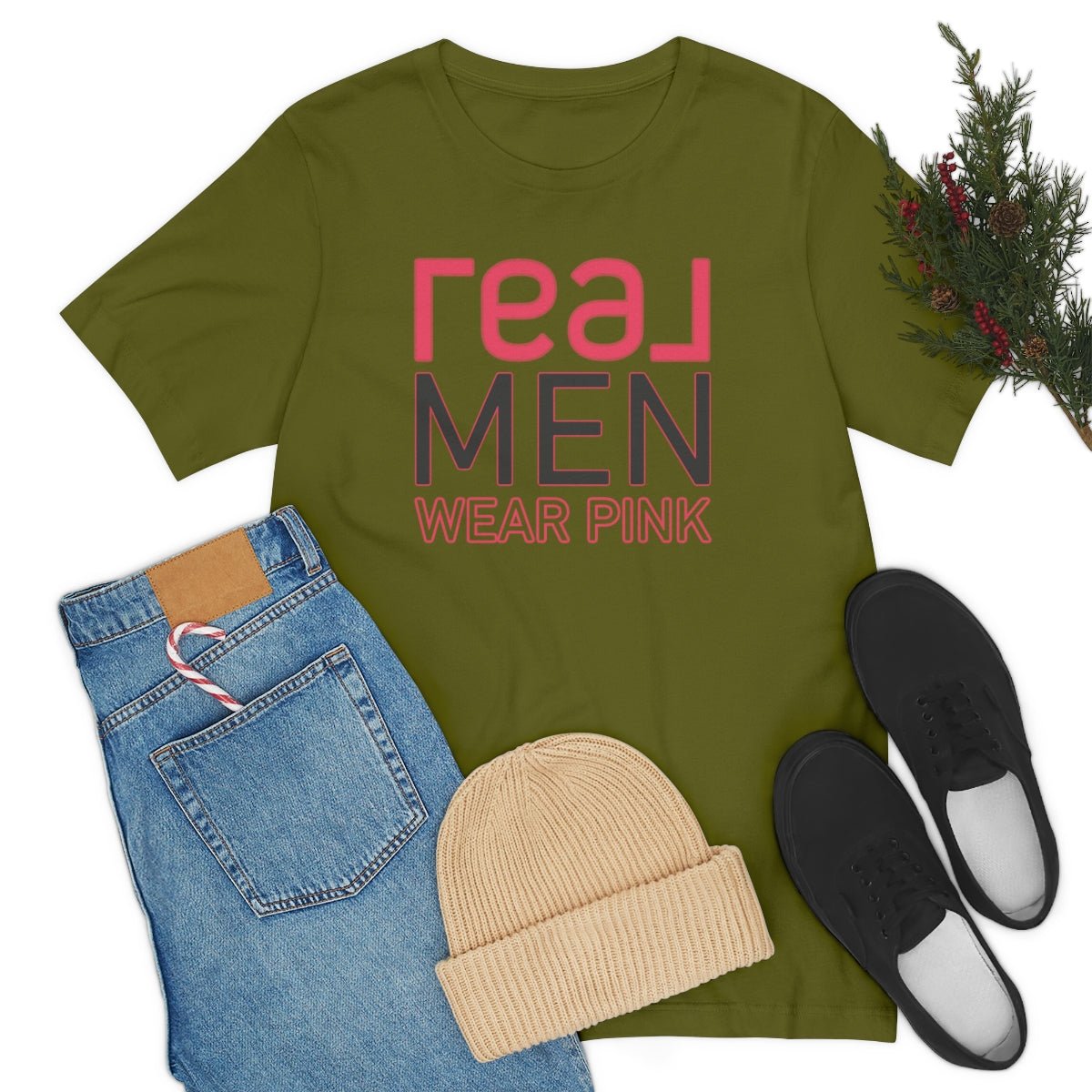 REAL Men Wear Pink - T-Shirt | ShirtyAgents