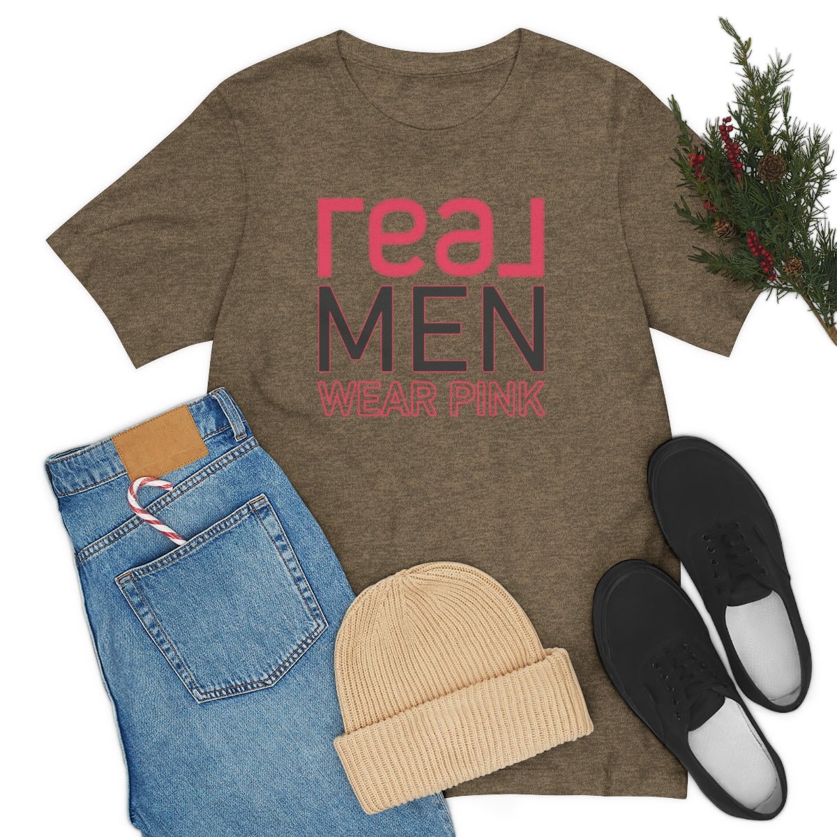 REAL Men Wear Pink - T-Shirt | ShirtyAgents