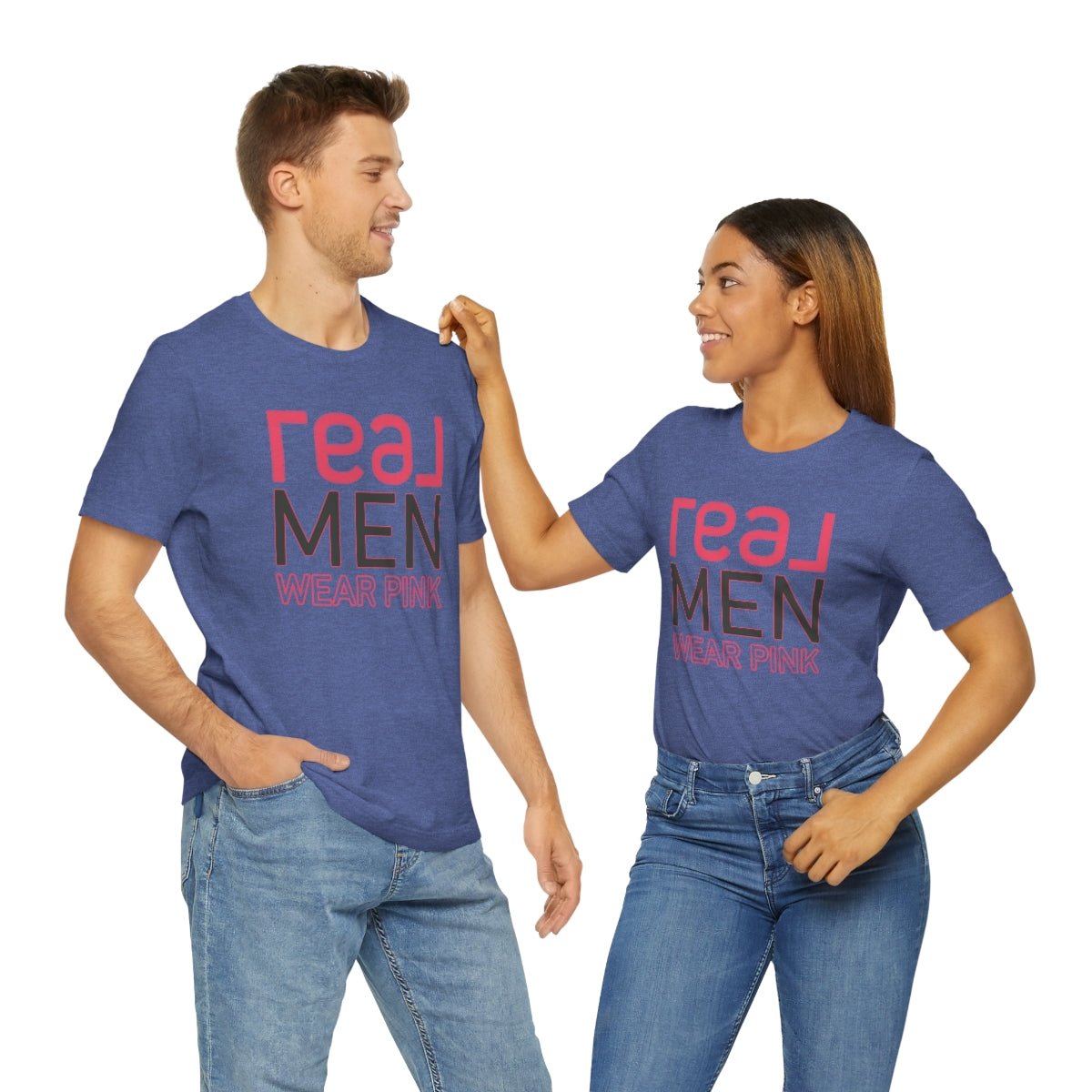 REAL Men Wear Pink - T-Shirt | ShirtyAgents