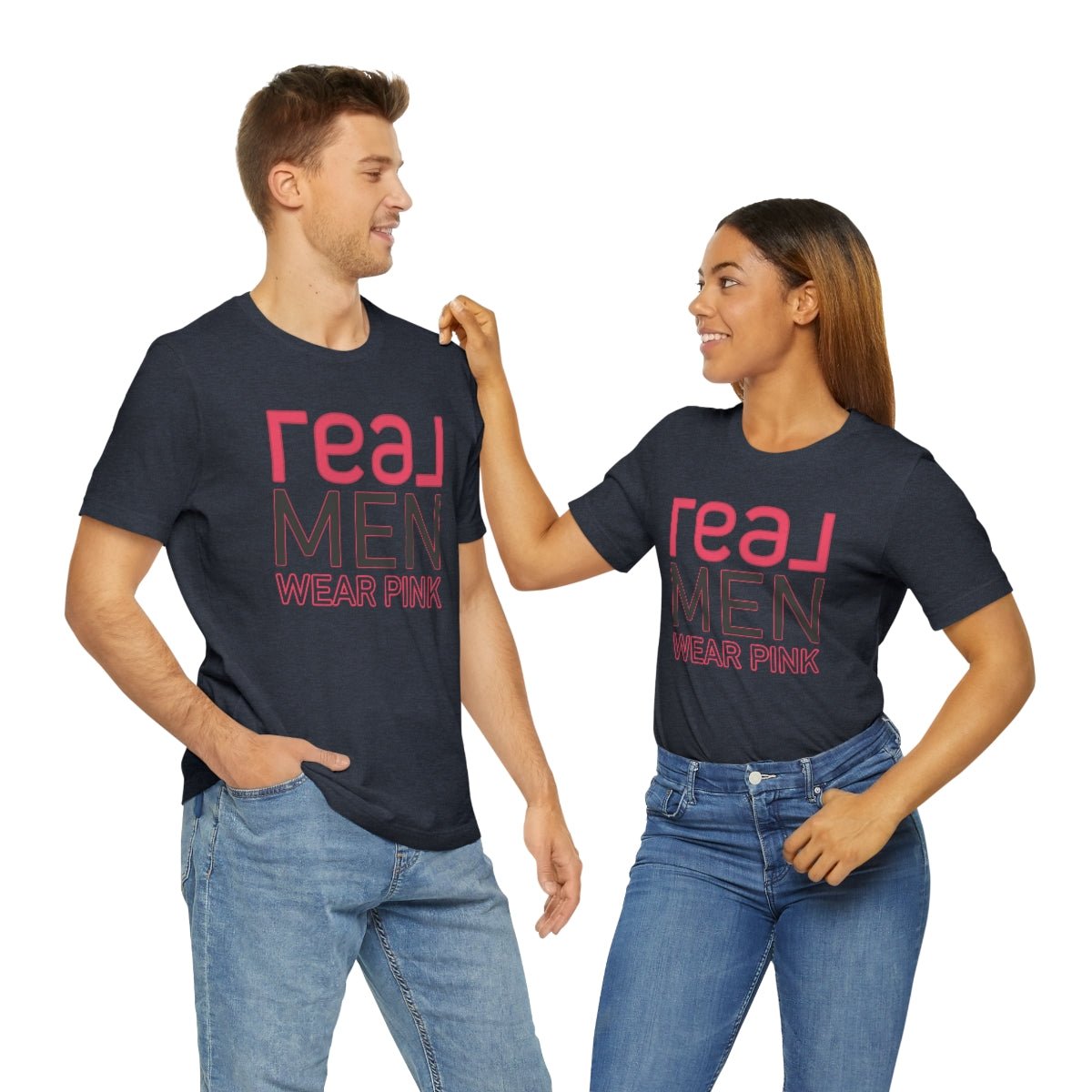 REAL Men Wear Pink - T-Shirt | ShirtyAgents
