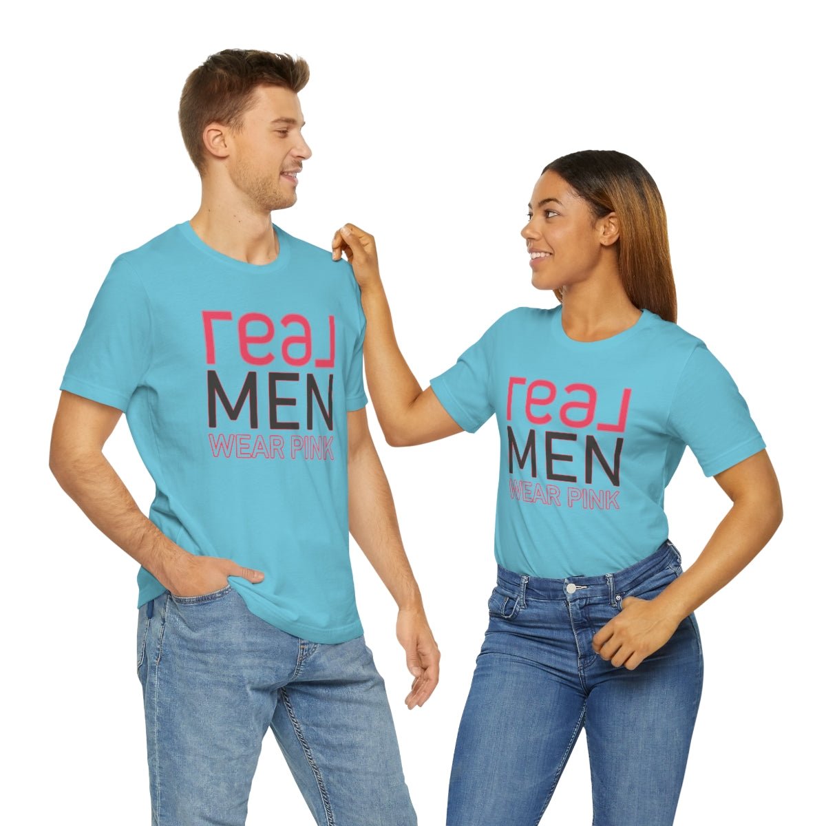 REAL Men Wear Pink - T-Shirt | ShirtyAgents
