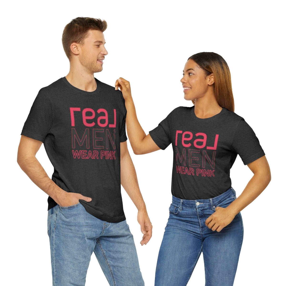 REAL Men Wear Pink - T-Shirt | ShirtyAgents