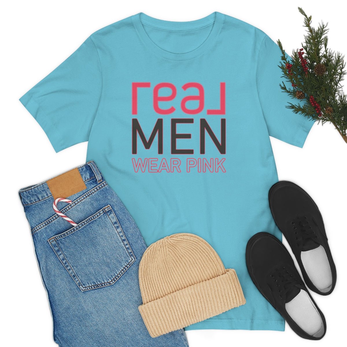 REAL Men Wear Pink - T-Shirt | ShirtyAgents