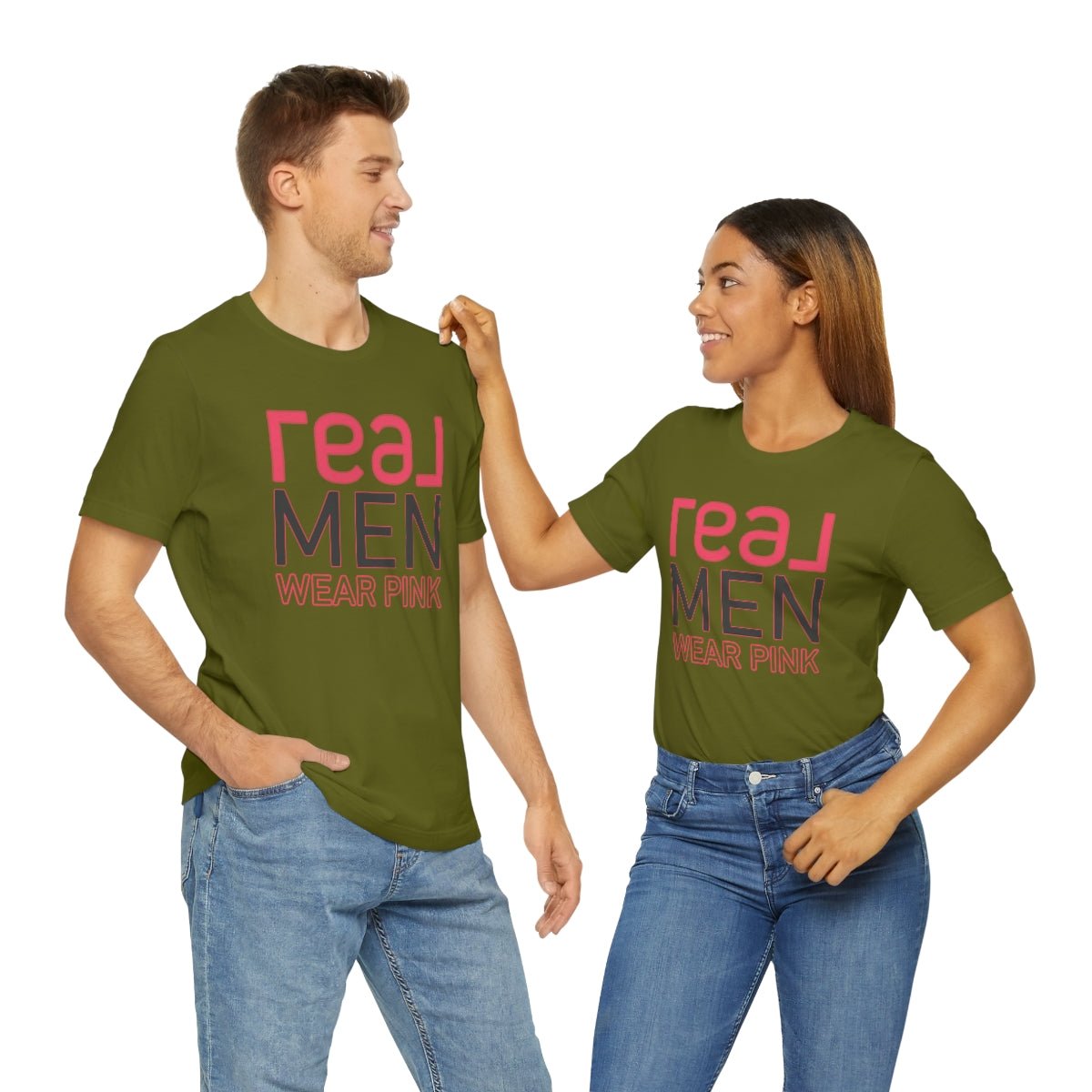 REAL Men Wear Pink - T-Shirt | ShirtyAgents