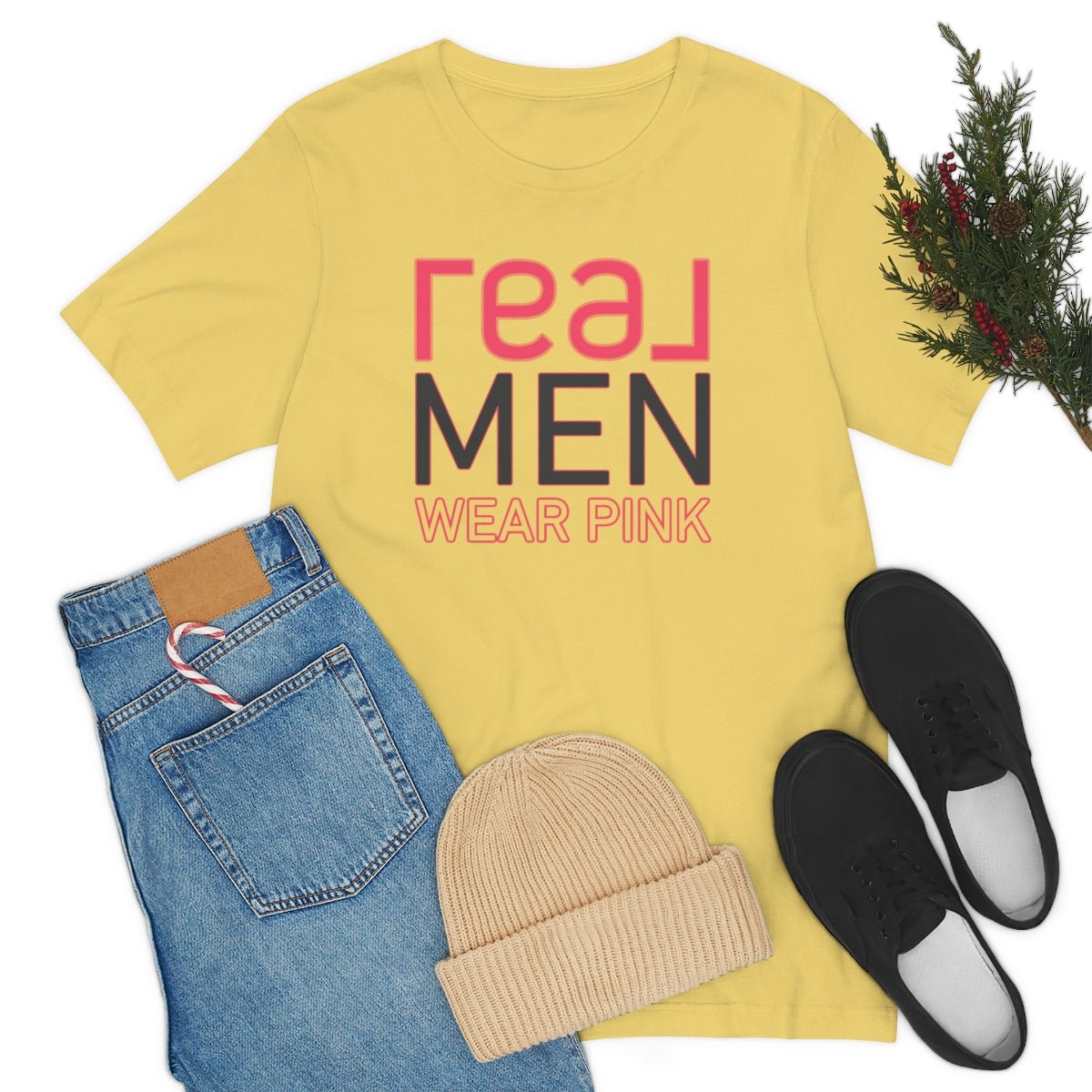 REAL Men Wear Pink - T-Shirt | ShirtyAgents