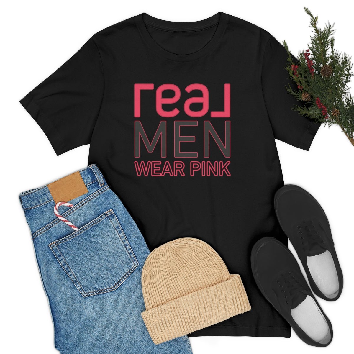 REAL Men Wear Pink - T-Shirt | ShirtyAgents