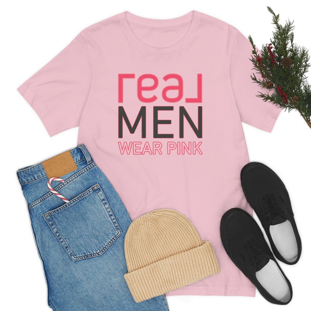 REAL Men Wear Pink - T-Shirt | ShirtyAgents