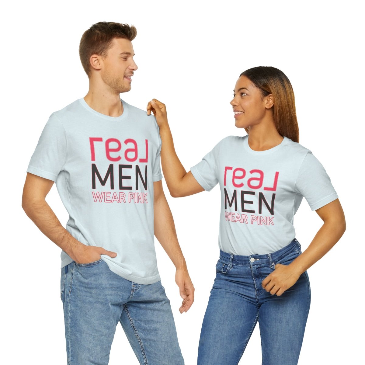 REAL Men Wear Pink - T-Shirt | ShirtyAgents