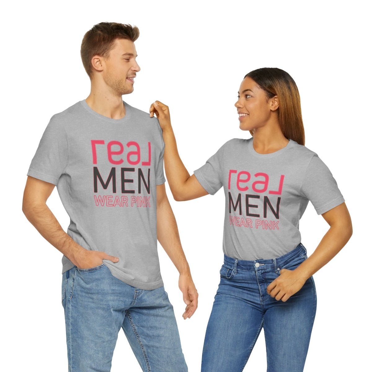 REAL Men Wear Pink - T-Shirt | ShirtyAgents
