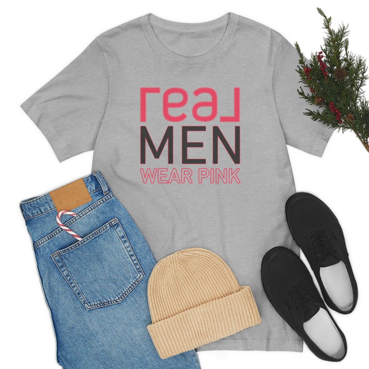 REAL Men Wear Pink - T-Shirt | ShirtyAgents