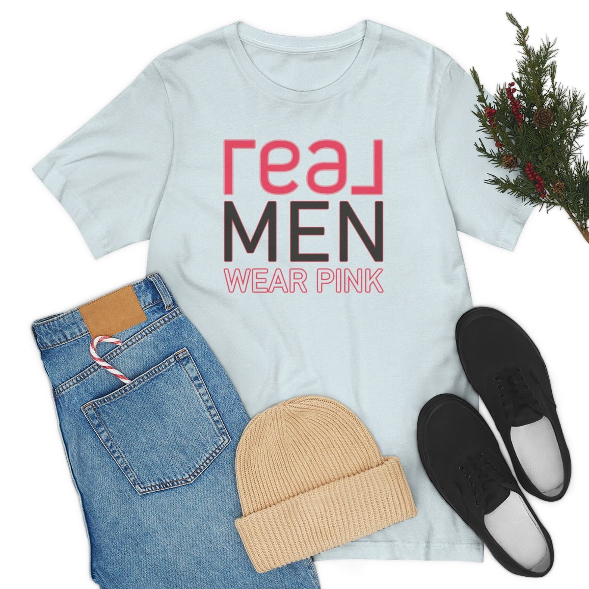 REAL Men Wear Pink - T-Shirt | ShirtyAgents