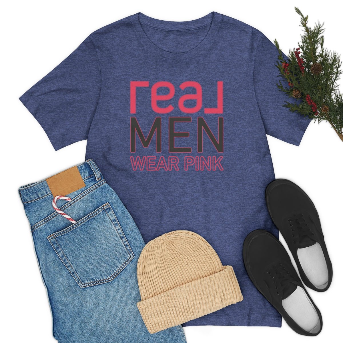 REAL Men Wear Pink - T-Shirt | ShirtyAgents