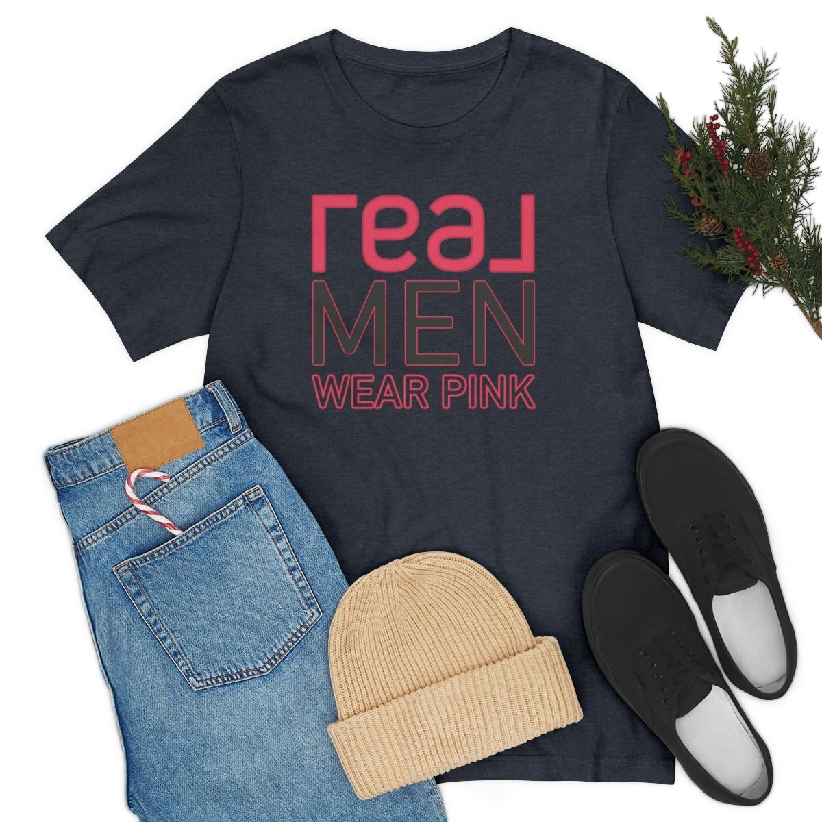 REAL Men Wear Pink - T-Shirt | ShirtyAgents