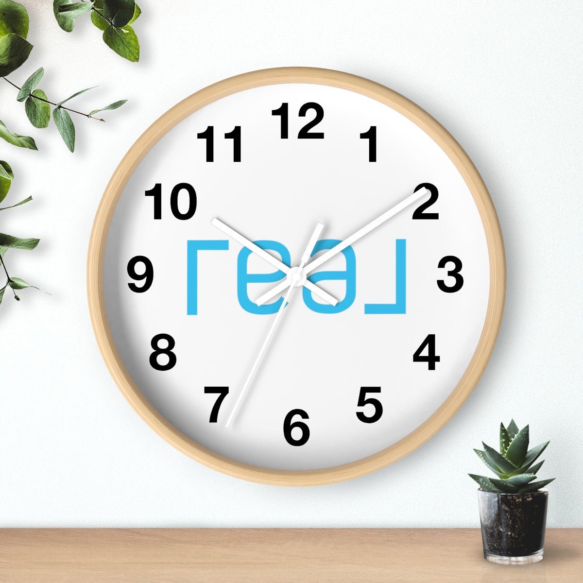 REAL Time Wall clock - Home Decor | ShirtyAgents
