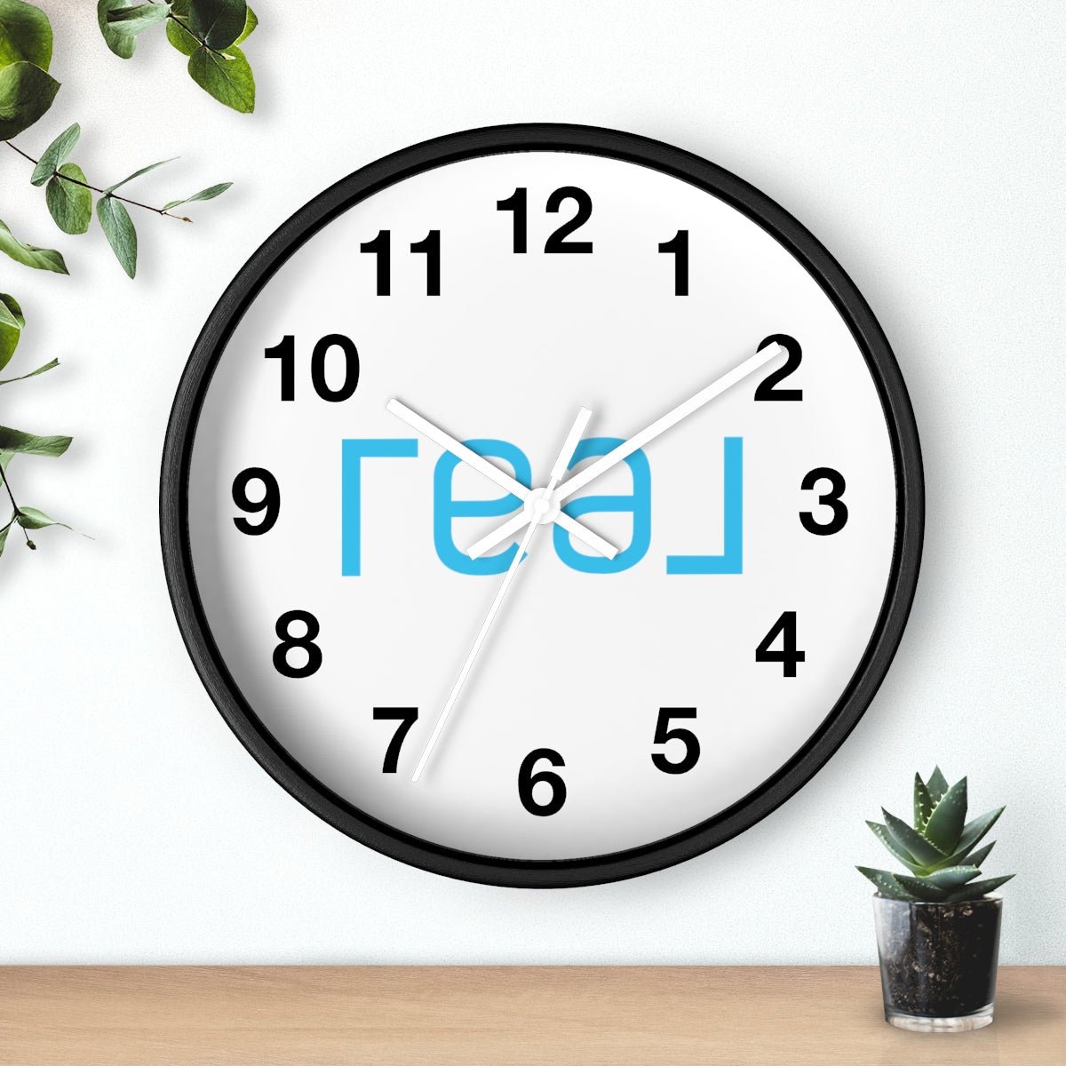 REAL Time Wall clock - Home Decor | ShirtyAgents