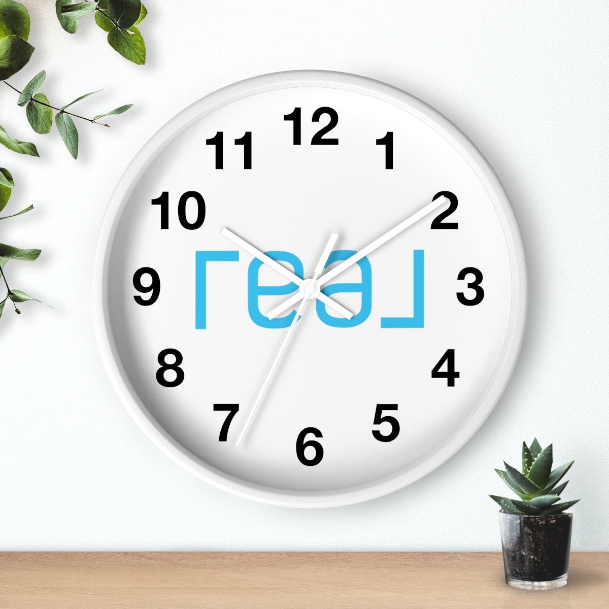 REAL Time Wall clock - Home Decor | ShirtyAgents