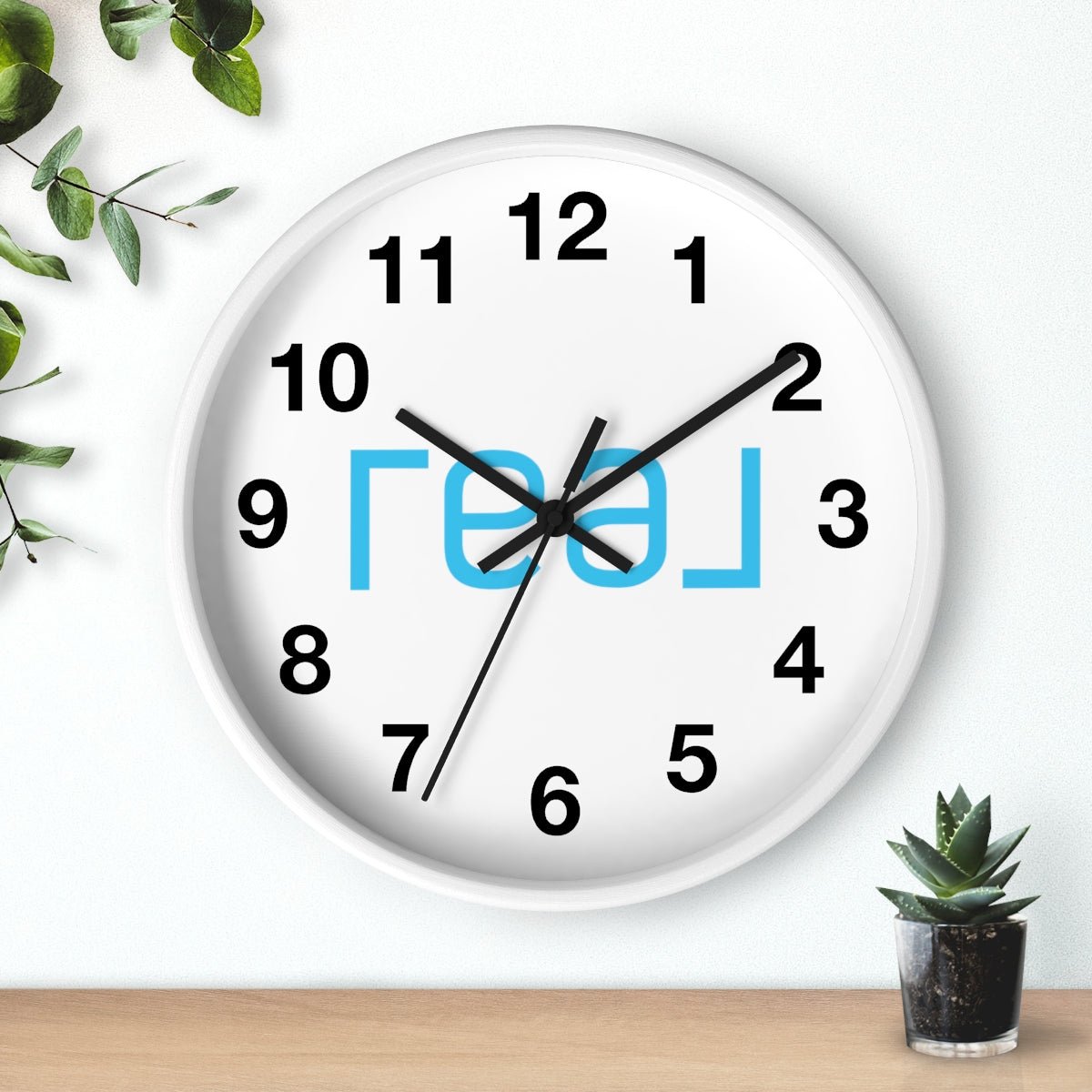 REAL Time Wall clock - Home Decor | ShirtyAgents
