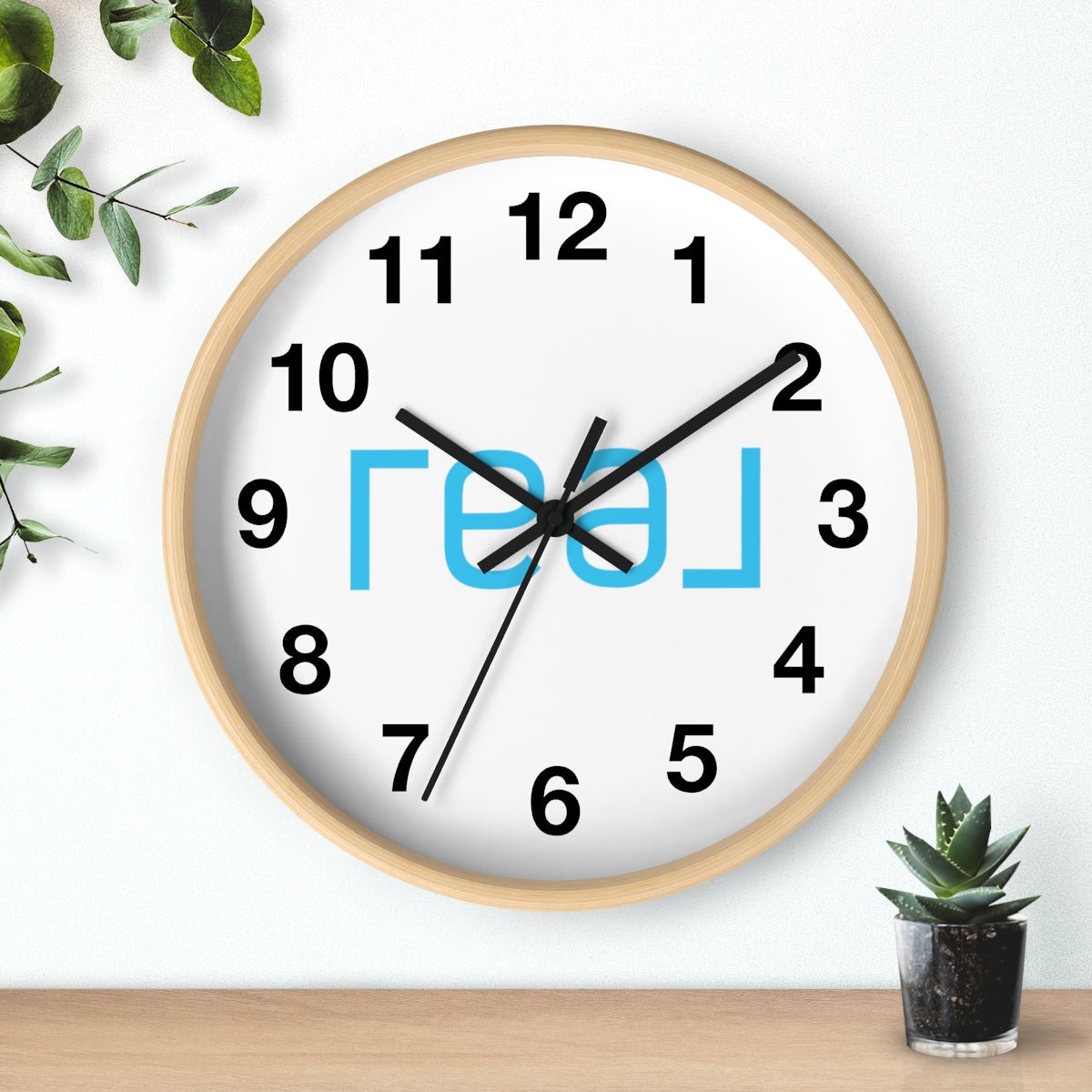REAL Time Wall clock - Home Decor | ShirtyAgents