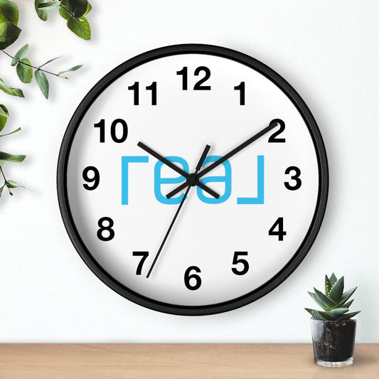 REAL Time Wall clock - Home Decor | ShirtyAgents